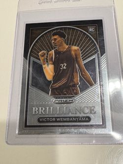 Victor Wembanyama Panini Prizm Draft Picks Brilliance RC