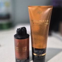 Mahogany Body Lotion And Spray- new