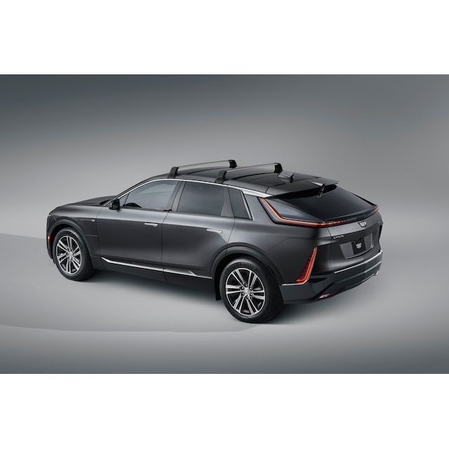 Cadillac Roof Rack Cross Rail Package in Bright Anodized Aluminum