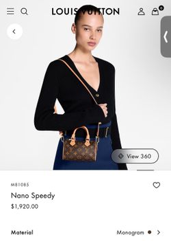 Nano speedy crossbody clutch bag