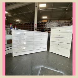 Dresser set / Eight and five drawers dresser