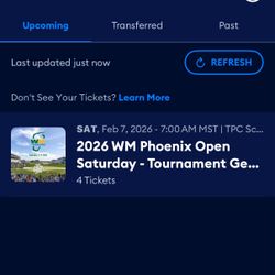Waste Management Tickets Saturday