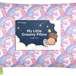 My Little Dreamy Organic Cotton Pillow for Toddler Unicorn Pack of 1