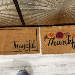 Thanksgiving Welcome Mats 
