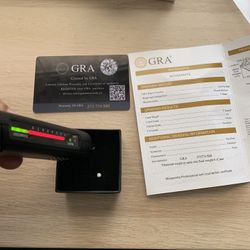 GRA Certified 3mm Earrings