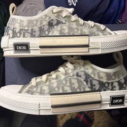 Dior Oblique B23 Low Sneakers Red White And Blue Size 45 Men