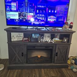 Fire Place TV Stand