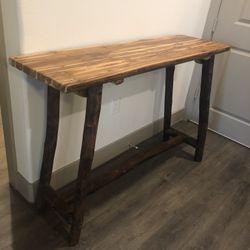 Rustic Wood Crafted Table 