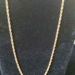 10kt Gold Rope Chain 