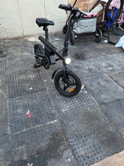 Folding Electric Bike Black