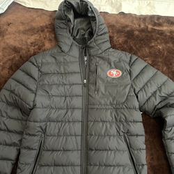 San Francisco 49ers Black Puffer jacket