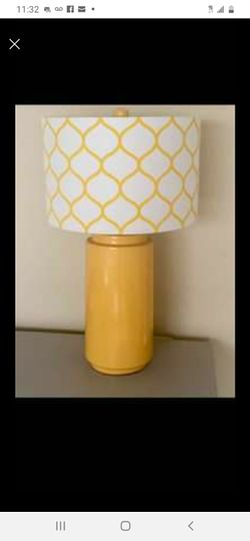 Yellow lamp