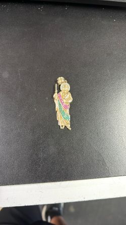 14k Saint Jude Pendant