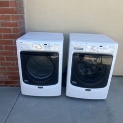 Maytag washer and steam electric dryer