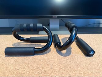 Adidas Push Up Bars Grips Non Slip Handles Gym Training Fitness Foam