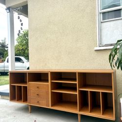 Charming Modern Record Credenza 