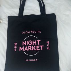 Glow Night Market Tote Bag 