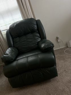 Leather Massage Recliner with Storage and Cup Holder
