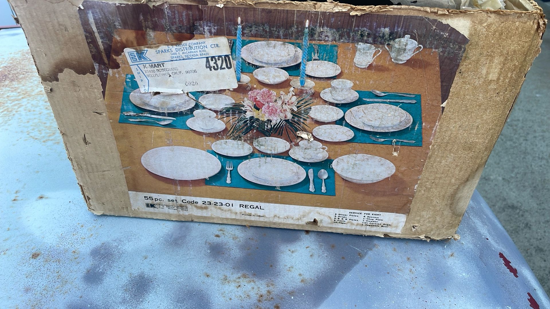 Regal Diamond China Set Antique Made In Japan