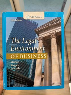The legal environment of business book