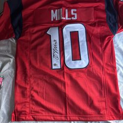 Davis Mills Signed Houston Texans Jersey