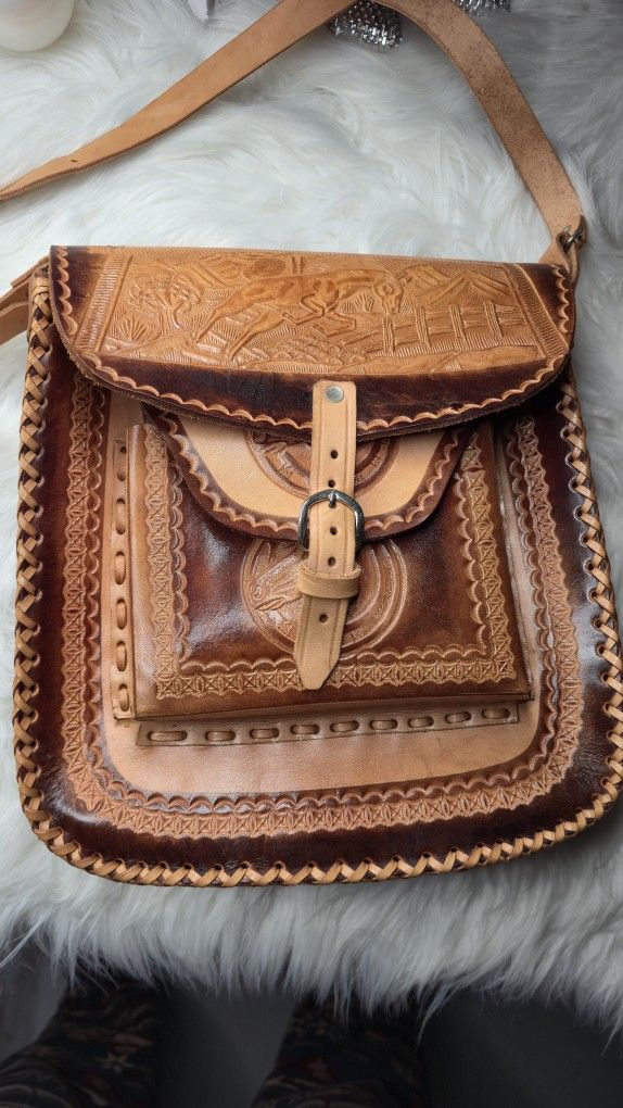 Beautiful Hand-crafted Genuine Leather Bag
