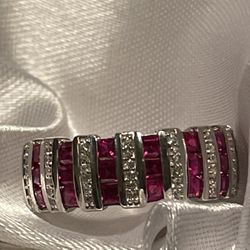 Lab Created Ruby Ring