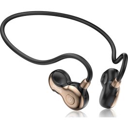 Open Ear Headphones, Bluetooth 6.0 Air Conduction Sports Earbuds, 19g Lightweight Wireless Earphones for Running, Cycling & Workouts, IPX7 Waterproof