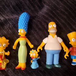 Simpsons Interactive Action Figurines  ☆ Vintage Deadstock Highly Collectable 
