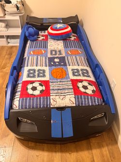 Kids Race Car Toddler Bed Frame