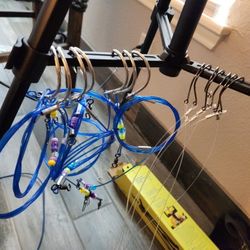 Fishing Leaders For Big Black Drums And Bullreds Sharks 🦈 Custom Surf 5 and 6Ft Leaders And 80ib 2ft And 3ft Leaders Kids And Adults