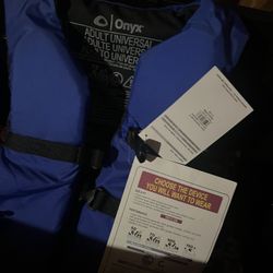 Life Jackets One L/xl One Universal. Both New 