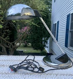 Mid century modern Desk lamp chrome