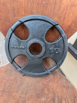 Weider Olympic Weights. Less than $1 per pound!