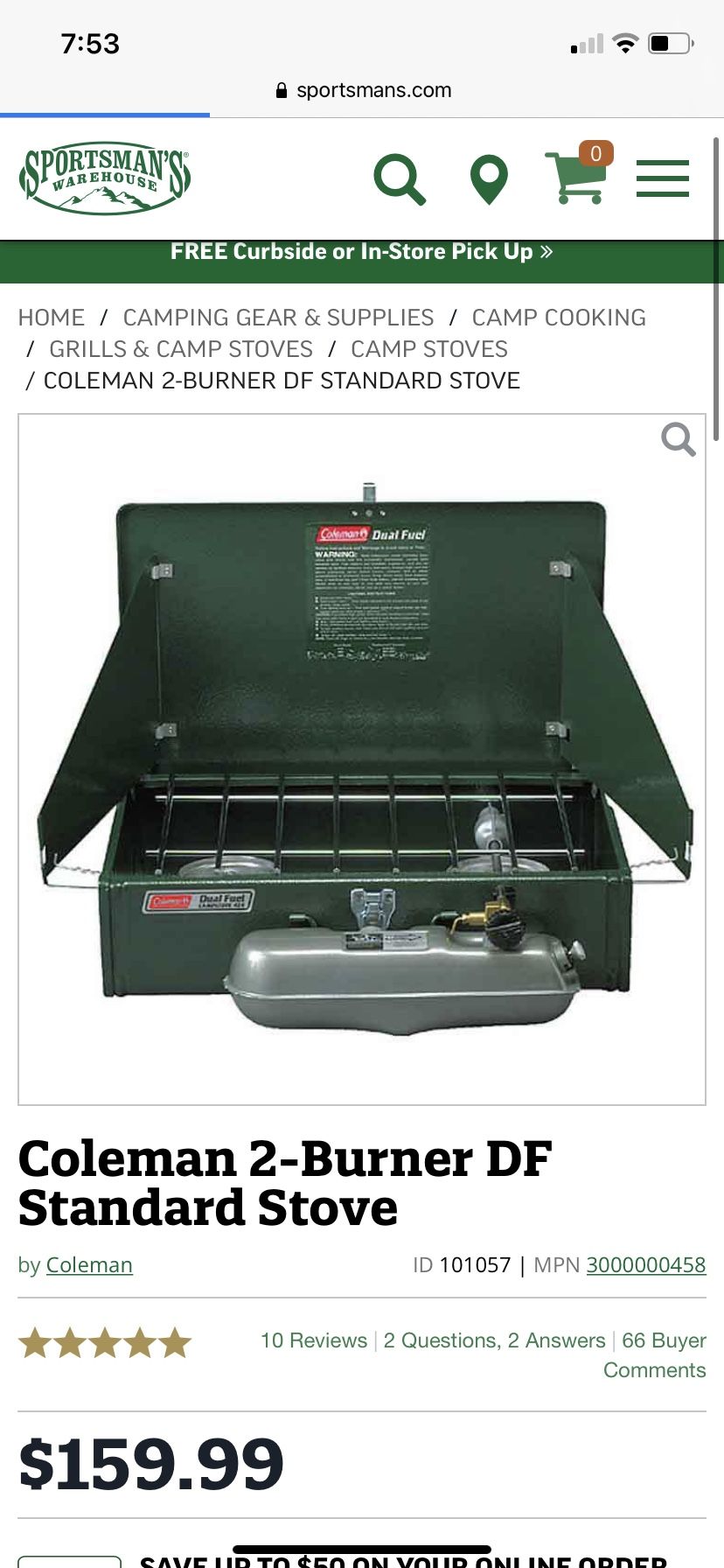 New Coleman Grill