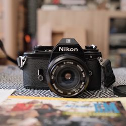 Nikon EM Film Camera Bundle