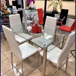 Brand new Dining set /dining furniture / Sillas/ stools/ chairs/dining starting At $245 table Finance $49 down. ‼️PRICE DROP‼️