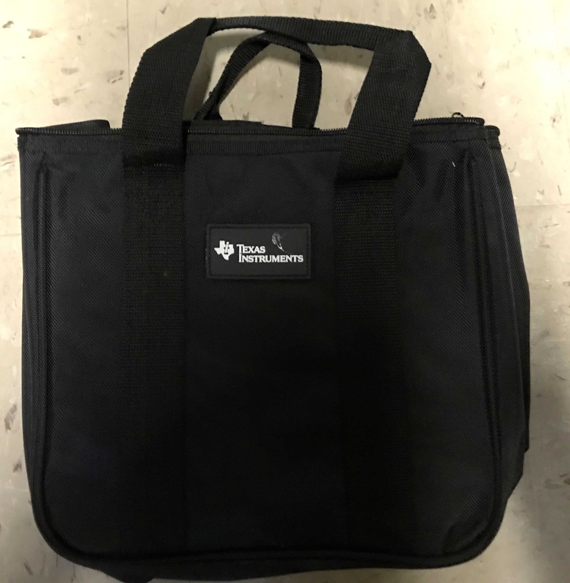 Texas Instruments Zippered Double Handled Tote Bag