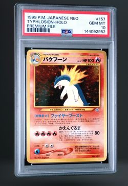 1999 PSA 10 Typhlosion Holo Premium File