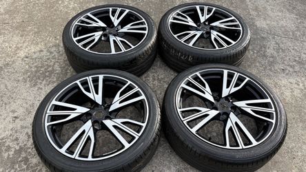 20 INCH STAGGERED BMW I8 RIMS AND TIRES 5x112