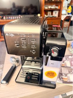 $80 Mr Coffe VWMC-EM7000DS Maquina de expresso programable  con bomba 1 toque 19 bares NUEVA NEW
