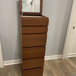 Ikea Tall Dresser With Mirror And Drawers 