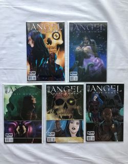 Angel: Only Human Issue #1-5 IDW Comics Buffyverse Cover By David Messina