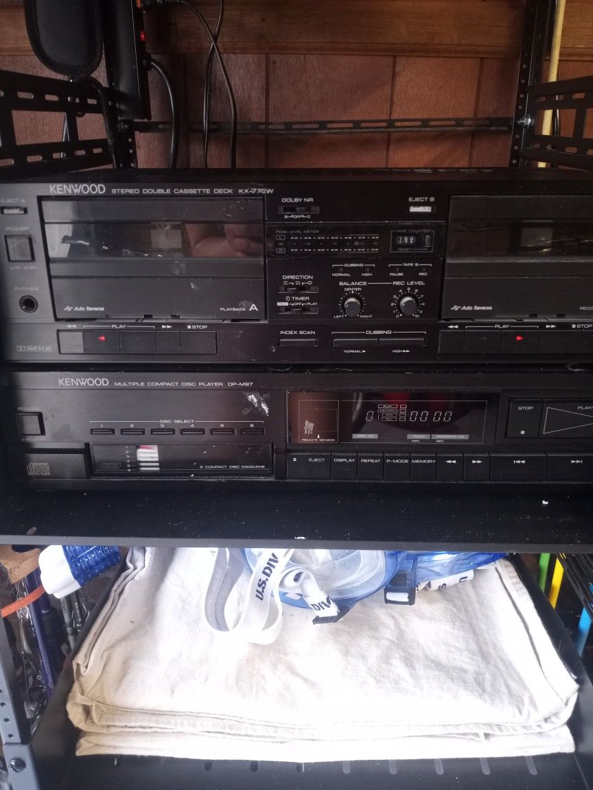 Vintage Kenwood Cassette And Cd Players