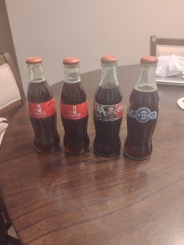5 Coke Bottles 2013 and 1996 One Kyle Petty