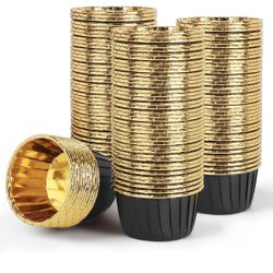 EUSOAR Black Cupcake Liners