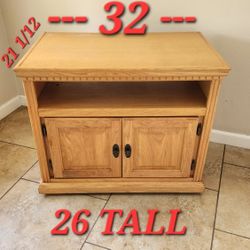 TV Wood Stand In Good Condition
