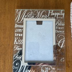 Wedding Picture Frame For 5 X 7 Photo
