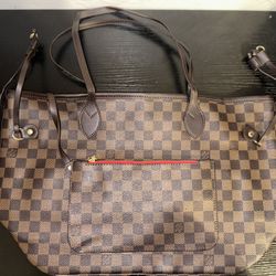 LV, Neverfull MM, Brown/Cherry, Damier Ebene, Brand New, *Shipping Only📦*