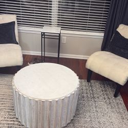 Two Accent Chairs And Table